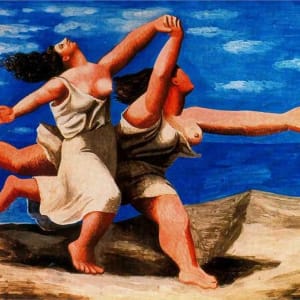 Untitled (after Pablo Picasso’ “ Two Women running on the Beach”) 