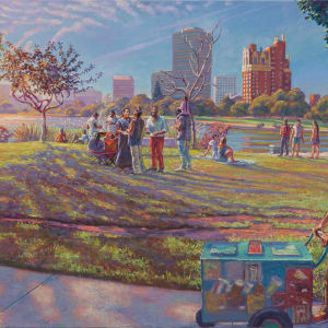 Late Afternoon on Lake Merritt, Oakland by Anthony Holdsworth