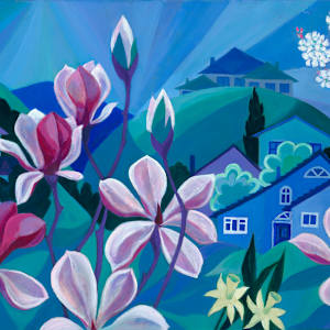 Spring in Castro Valley, Magnolias by Ekaterina Bazlakova, Image 1.