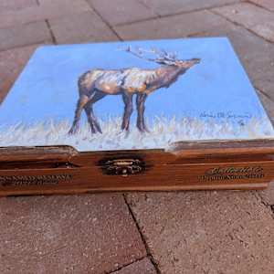 Mating Call (bull elk) by Karine Swenson 