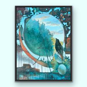 Escape from Chaos by C Mawle Art  Image: Frame not included