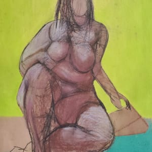 Female Nude Figure Drawing, No. 187 by Lori Markman