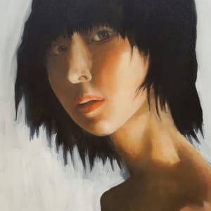 Young Woman With Black Hair