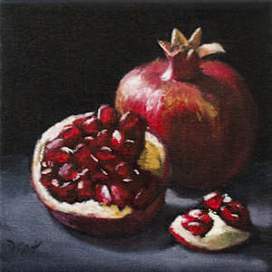 Still Life - Pomegranate by Dale Cook