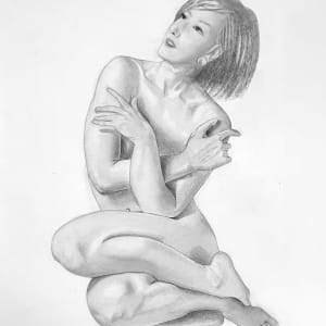 A Sitting Woman by Jihyoung Ham