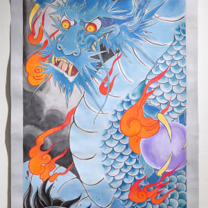 Blue Dragon by Rachel Borges