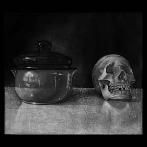 Beanpot and Skull by Benjamin Moreau