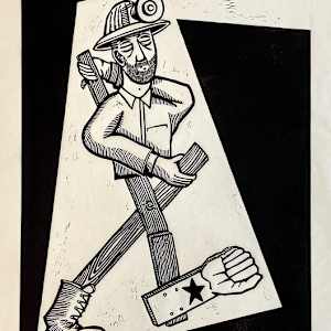 Self-Portrait as a Unionized Miner by Ryan Standfest