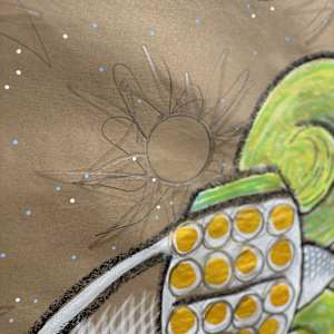 The Sky is Brown - the Foliated Cross and Ek’Way: El Cielo es café – La cruz foliada y Ek’Way by Luis Valderas 