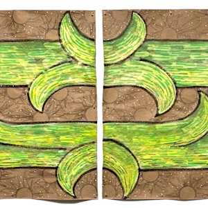 The Sky is Brown - the Foliated Cross and Ek’Way: El Cielo es café – La cruz foliada y Ek’Way by Luis Valderas