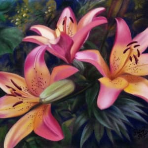 Three Lilies by Patsy Ruth Kroeckel