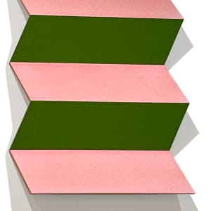 Pink and Green Zig-Zag