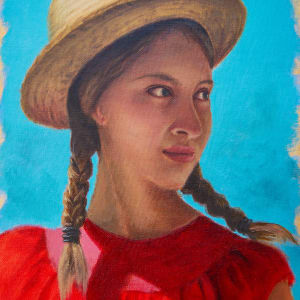 Young Cuban Girl by Santiago Perez