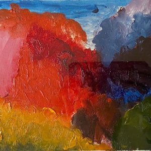 Lesnes Abbey Colour Study 3 by Ozlem Yikici