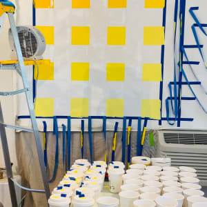 49 Yellow Squares by David J. Marchi 