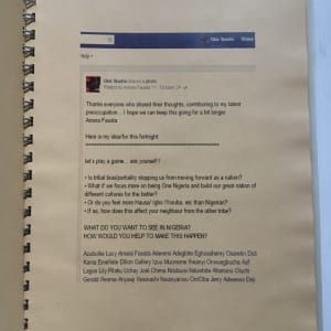 Artist Book: Ask Yourself II by Amarachi Okafor (Orie) 