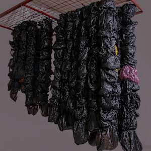 Cashless Society Bags (About Black and the Bag Wall Series) by Amarachi Okafor (Orie) 