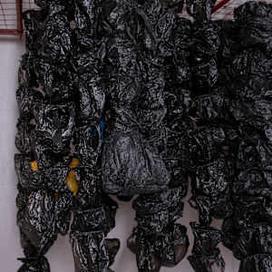 Cashless Society Bags (About Black and the Bag Wall Series) by Amarachi Okafor (Orie) 