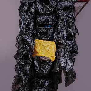 Cashless Society Bags (About Black and the Bag Wall Series) by Amarachi Okafor (Orie) 