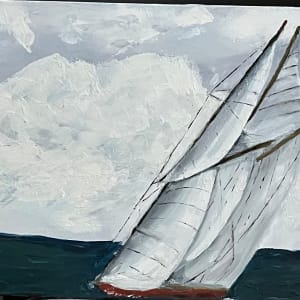 Windy Sailing by Jim Hoehn