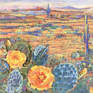 Yellow Cactus by Patricia Zannie