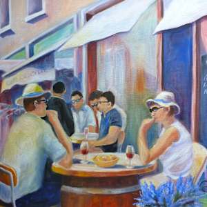 Café Luberon by Barbara Mandel