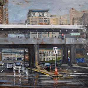 City in the Rain by Dave Allen