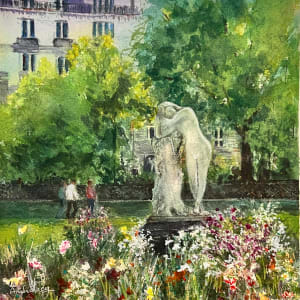 Wildflowers in Paris by Angela Lacy