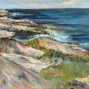 Pemaquid Rocks by Jeanne Powell