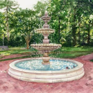 Flinn Park Fountain, Kensington by Vicky Surles