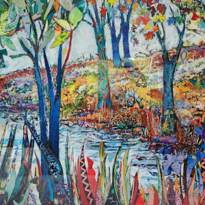 Blue Trees, No. 5 by Patricia Zannie