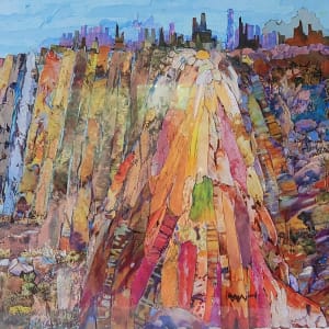 Canyons and Cactus Series  #3 by Patricia Zannie