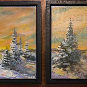 "Homeward Bound" Diptych by Rabecca Jayne Hennessey