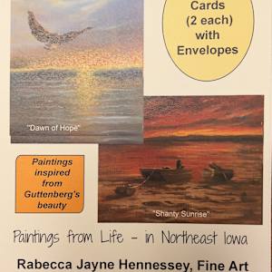 Card Box - 2 each Gberg by Rabecca Jayne Hennessey