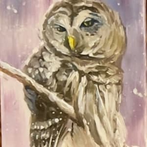 Snow Owl2 by Rabecca Jayne Hennessey