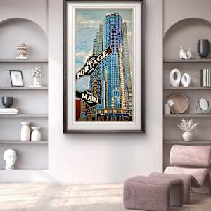Reflections on Portage and Main by Joanne Berger 