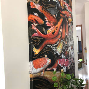 Marilyn Koi Fish Painting by Joanne Berger  Image: Other scene on a wall