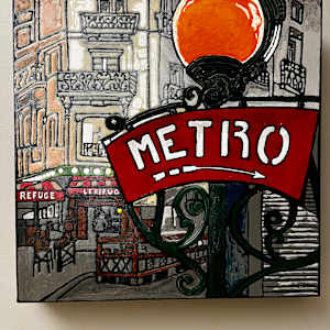 Paris Metro by Joanne Berger 