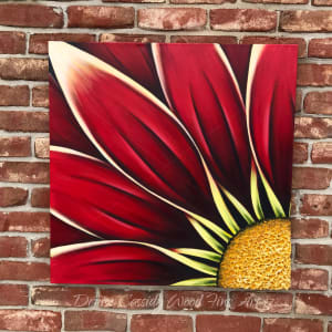 Red Daisy #605 by Denise Cassidy Wood 