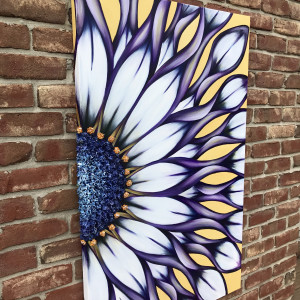 Purple African Daisy #645 by Denise Cassidy Wood 