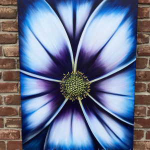 Roses Are Red, But This Is Blue #710 by Denise Cassidy Wood 