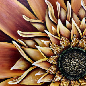Custom Sunflower #734 by Denise Cassidy Wood