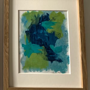 Blue Green Abstract 2
