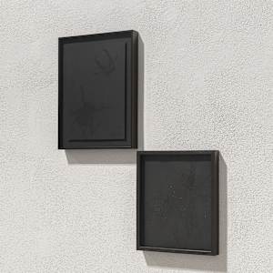 Leaves in black by Nina Fraser 