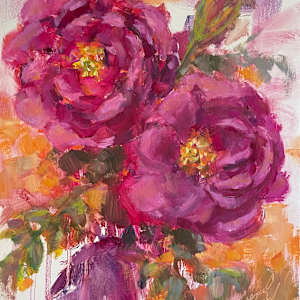 Roses at the Winery by Liesel Lund, Image 1.