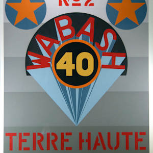 Wabash 40 (Terre Haute No. 2) by Robert Indiana