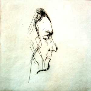 Robert Duncan by Ronald Brooks Kitaj