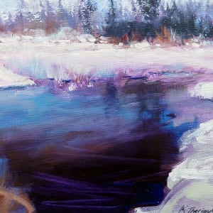 Mountain Lake Thaw by Kathleen Theriault, Image 1.