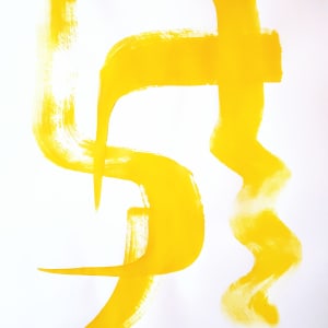 We Spoke in Gestures (Yellow I)