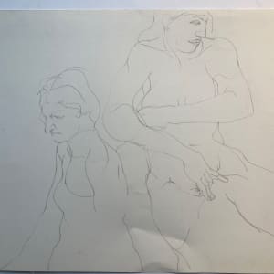Seated drawing figures